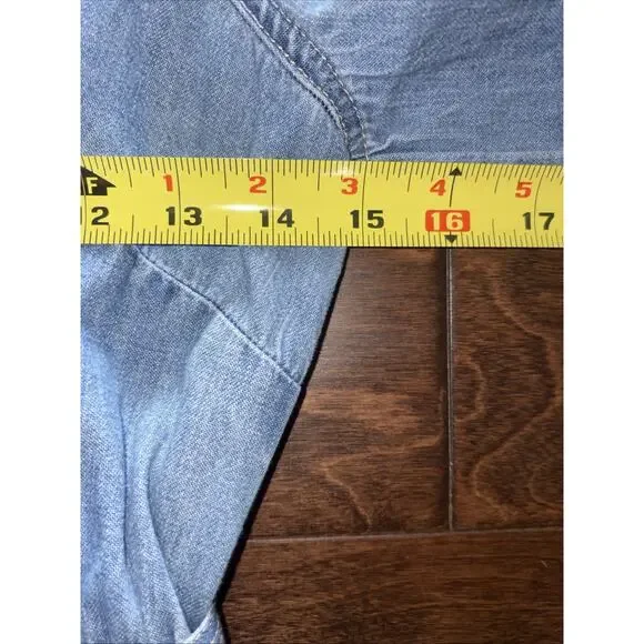 Veronica Beard blue denim Kanika flounce hem belted dress Size XXS $398 - Picture 14 of 16